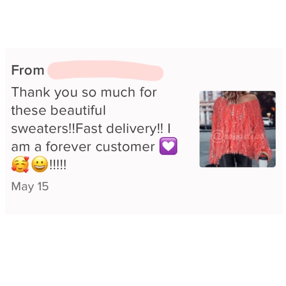 Fun Fuzzy Embellished Pullover Sweater V-Neck Grey - Picture 10 of 11